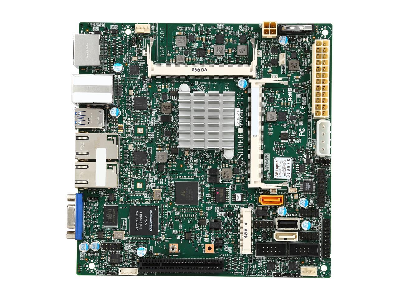 Supermicro Mbd-x11sba-f-o Mini Itx Server Motherboard - Newegg.com