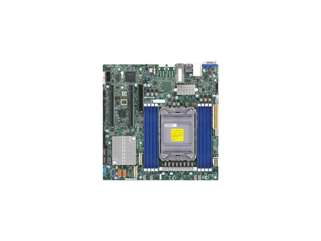 Supermicro X12SPM-LN6TF Micro-ATX Server Motherboard， C621A LGA