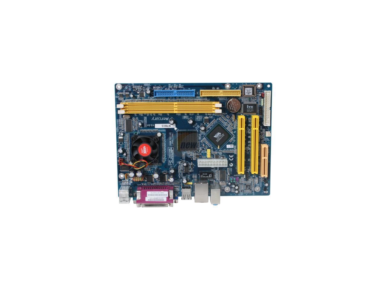 PC CHIPS M789CG(3.0A) VIA C3 Samual 2 2000+ Flex ATX Motherboard / CPU ...
