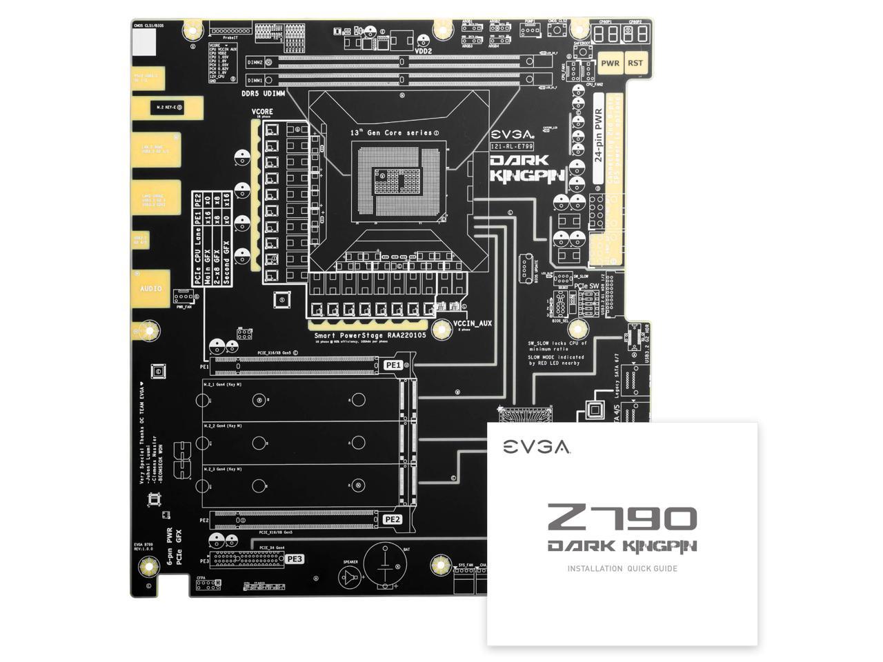 EVGA Z790 DARK KNGPN, 121RLE799KR, LGA 1700, Intel Z790, PCIe Gen5