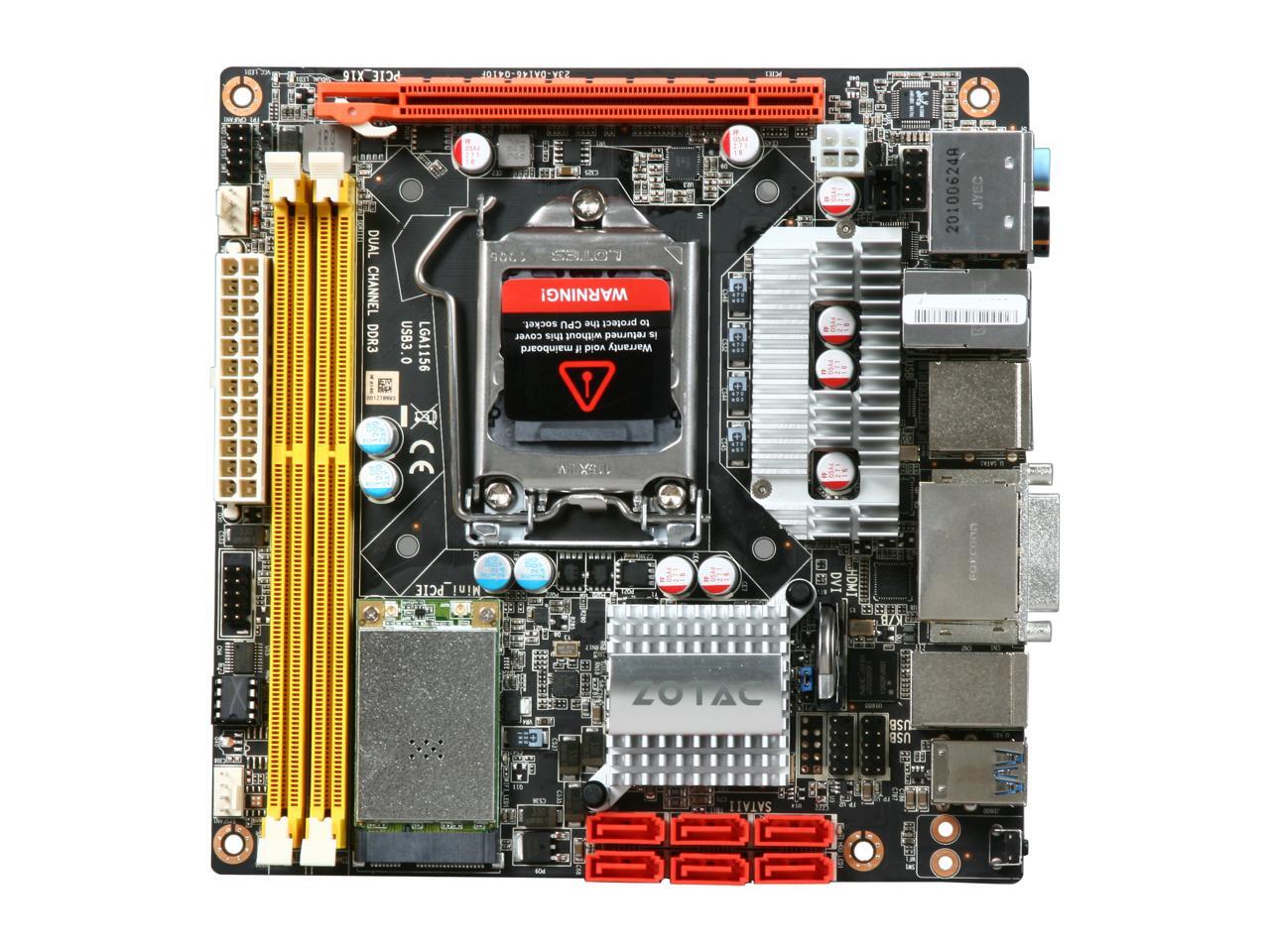 ZOTAC H55ITXCE LGA 1156 Mini ITX Intel Motherboard Newegg.ca