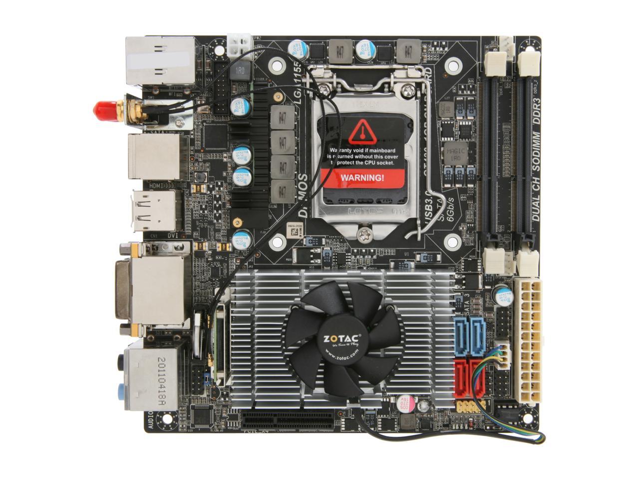 ZOTAC Z68ITX-B-E LGA 1155 Mini ITX Intel Motherboard - Newegg.ca