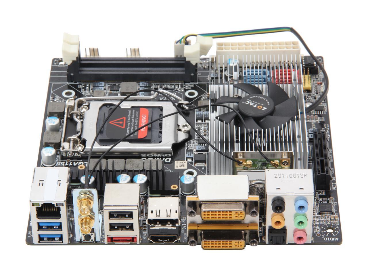 ZOTAC H67ITXDE Mini ITX Motherboard / VGA Combo