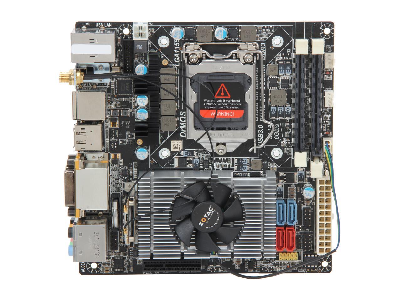 ZOTAC H67ITXDE Mini ITX Motherboard / VGA Combo Newegg.ca