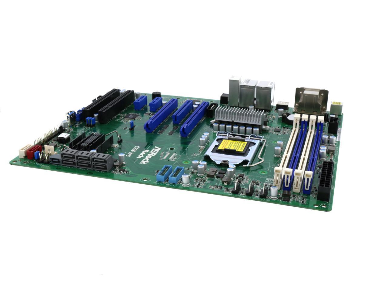 ラック C236M WS LGA1151/ Intel C236/ DDR4/ SATA3USB3.0/ M.2/ A＆2GbE/ ASRock。