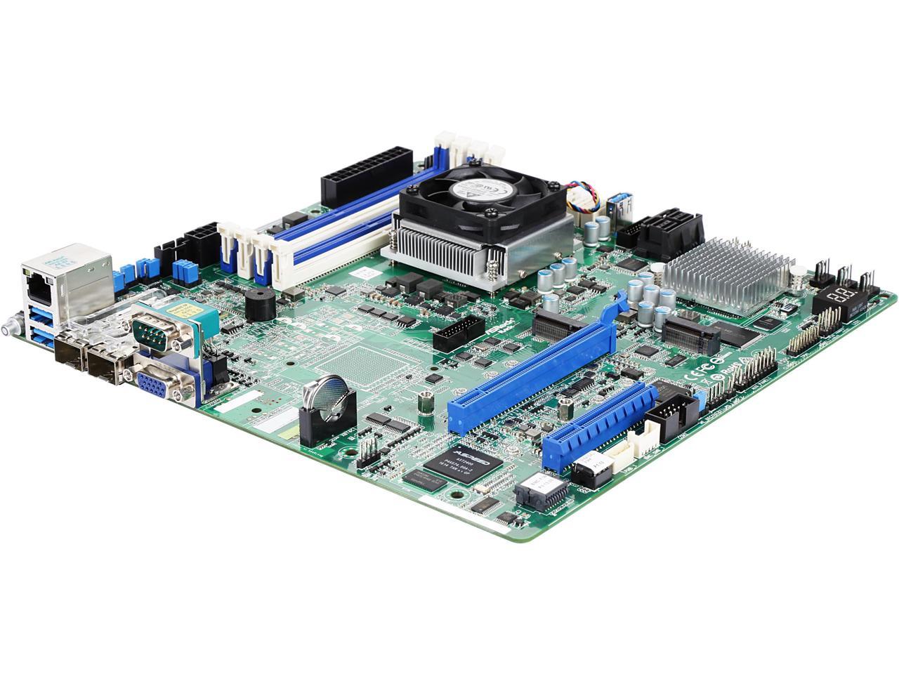 Asrock Rack D1541D4U-2O8R Server Motherboard Intel Xeon D1541 SFP 