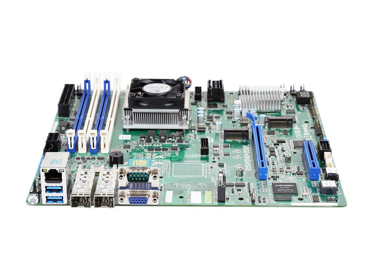 Asrock Rack D1541D4U-2O8R Server Motherboard Intel Xeon D1541 SFP DDR4