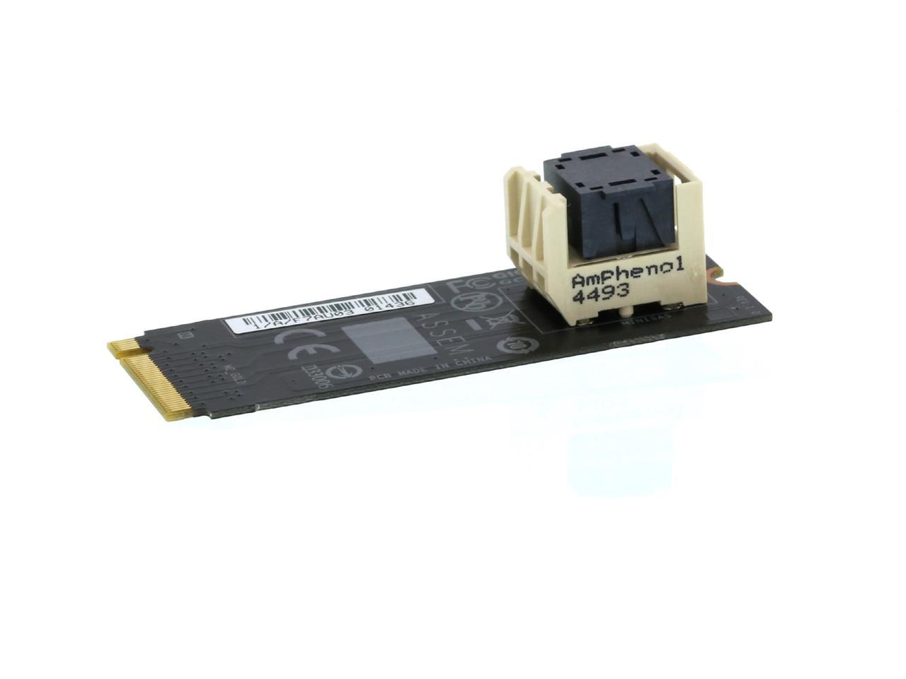GIGABYTE Model GC-M2-U2-MiniSAS M.2 to U.2-Mini-SAS Add-in Card ...