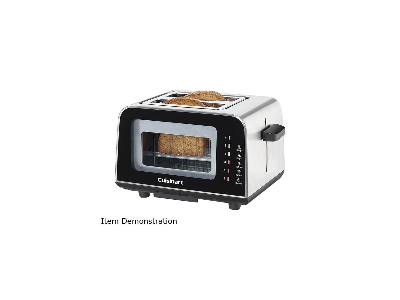 Cuisinart CPT3000 ViewPro Glass 2 Slice Toaster, Black