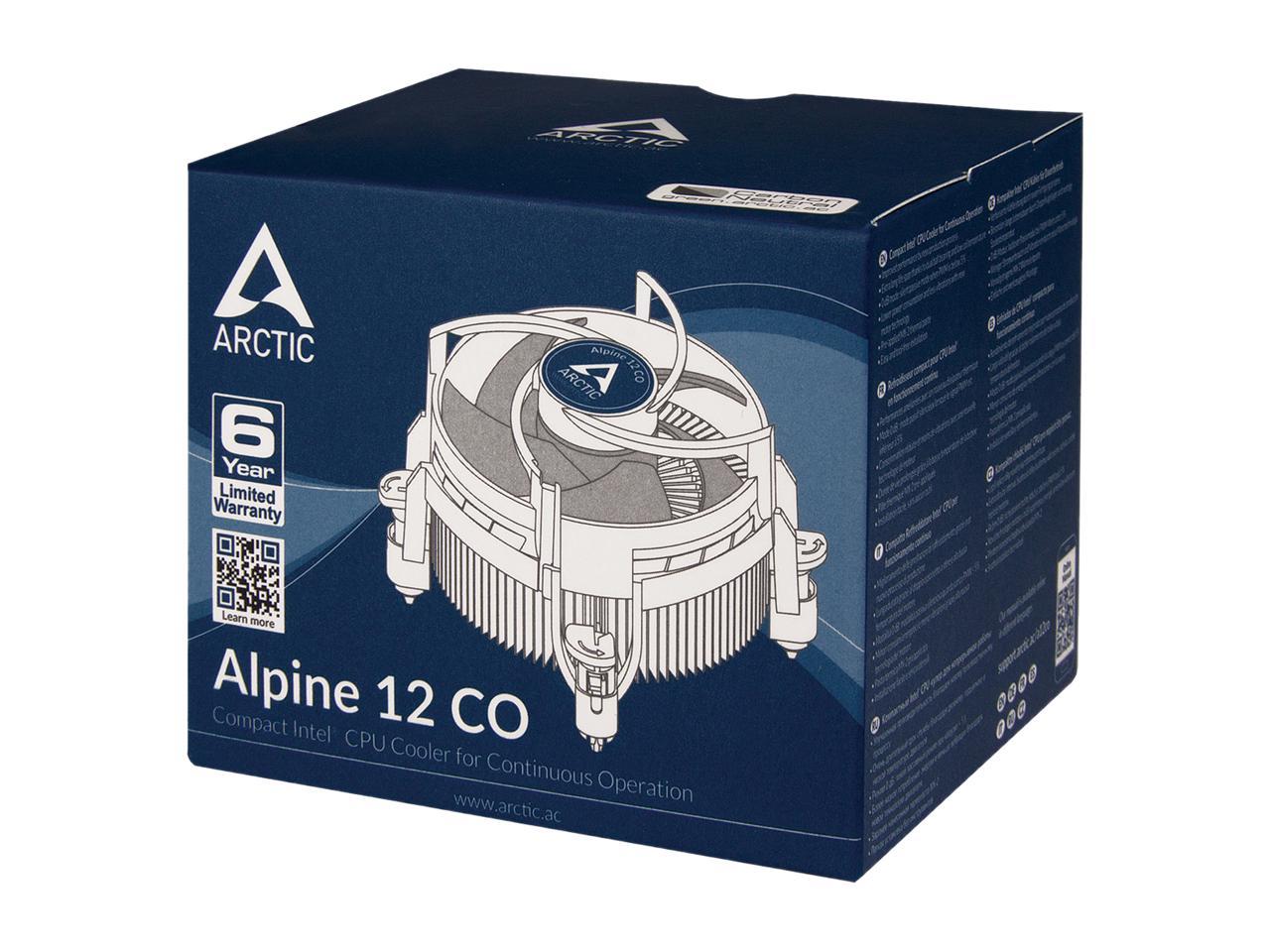 Alpine 12 Co Cpu Refrigerador Para Intel 115x Y 1200 Pa... 