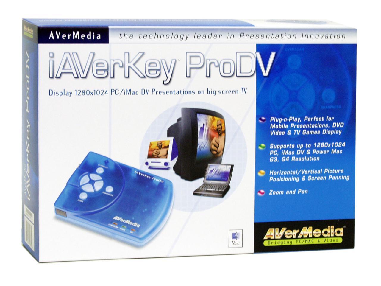 AVerMedia iAVerKey ProDV Plug and Play ComputertoTV Converter