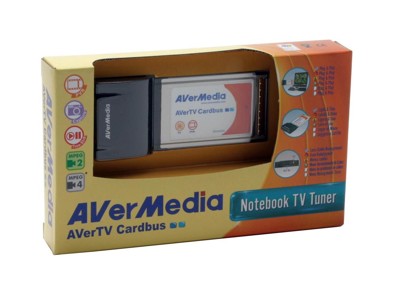 AVerMedia MTVCARDBUS Laptop TV Tuner/PVR CardBus