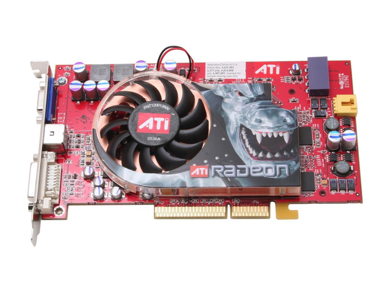 256 MB ATI Radeon x850 X T PCI - EデュアルDVI VIVO 100 - 435427