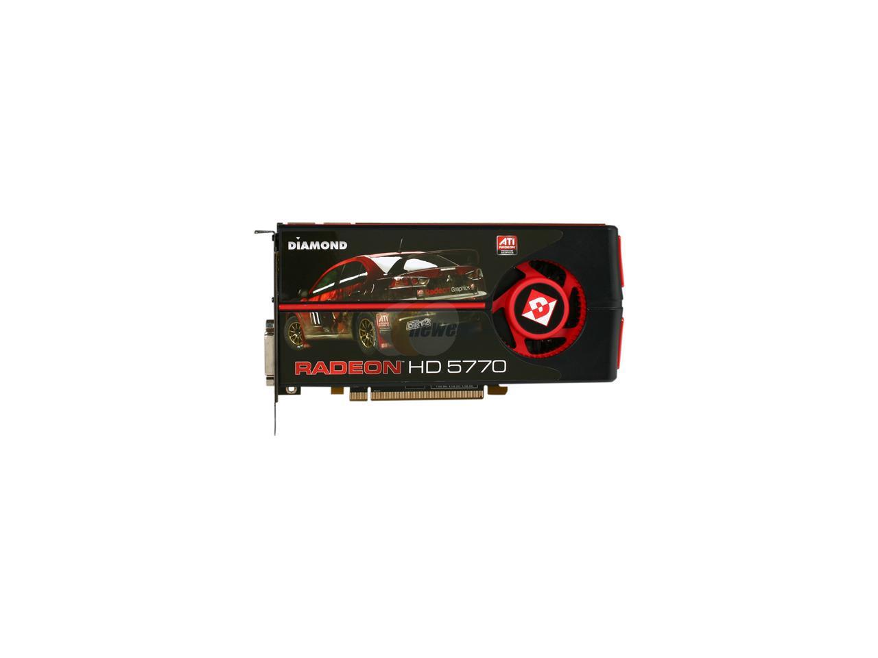 Diamond Radeon Hd 5770 Directx 11 5770pe51g Video Card Newegg Com