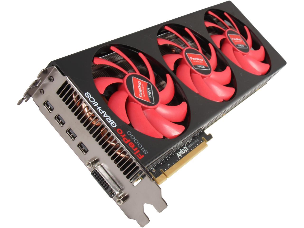 AMD FirePro S10000 100-505851 6GB 384-bit GDDR5 PCI Express 3.0 x16 ...