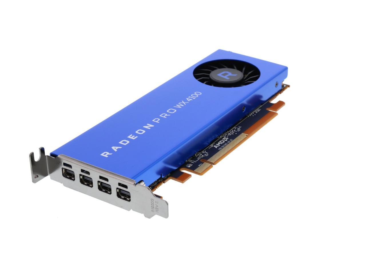 Radeon Pro WX 4100 100-506008 4GB 128-bit GDDR5 Low Profile Workstation ...