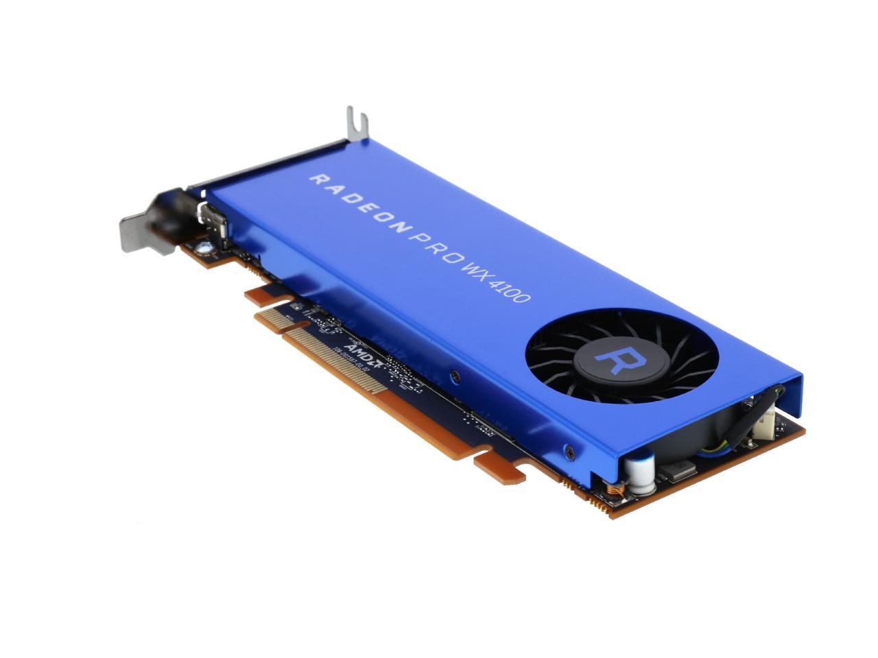 Radeon Pro WX 4100 100-506008 4GB 128-bit GDDR5 Low Profile Workstation ...