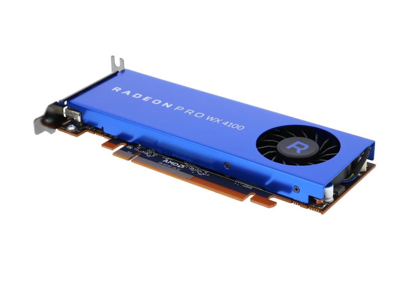 Radeon Pro WX 4100 100-506008 4GB 128-bit GDDR5 Low Profile Workstation ...