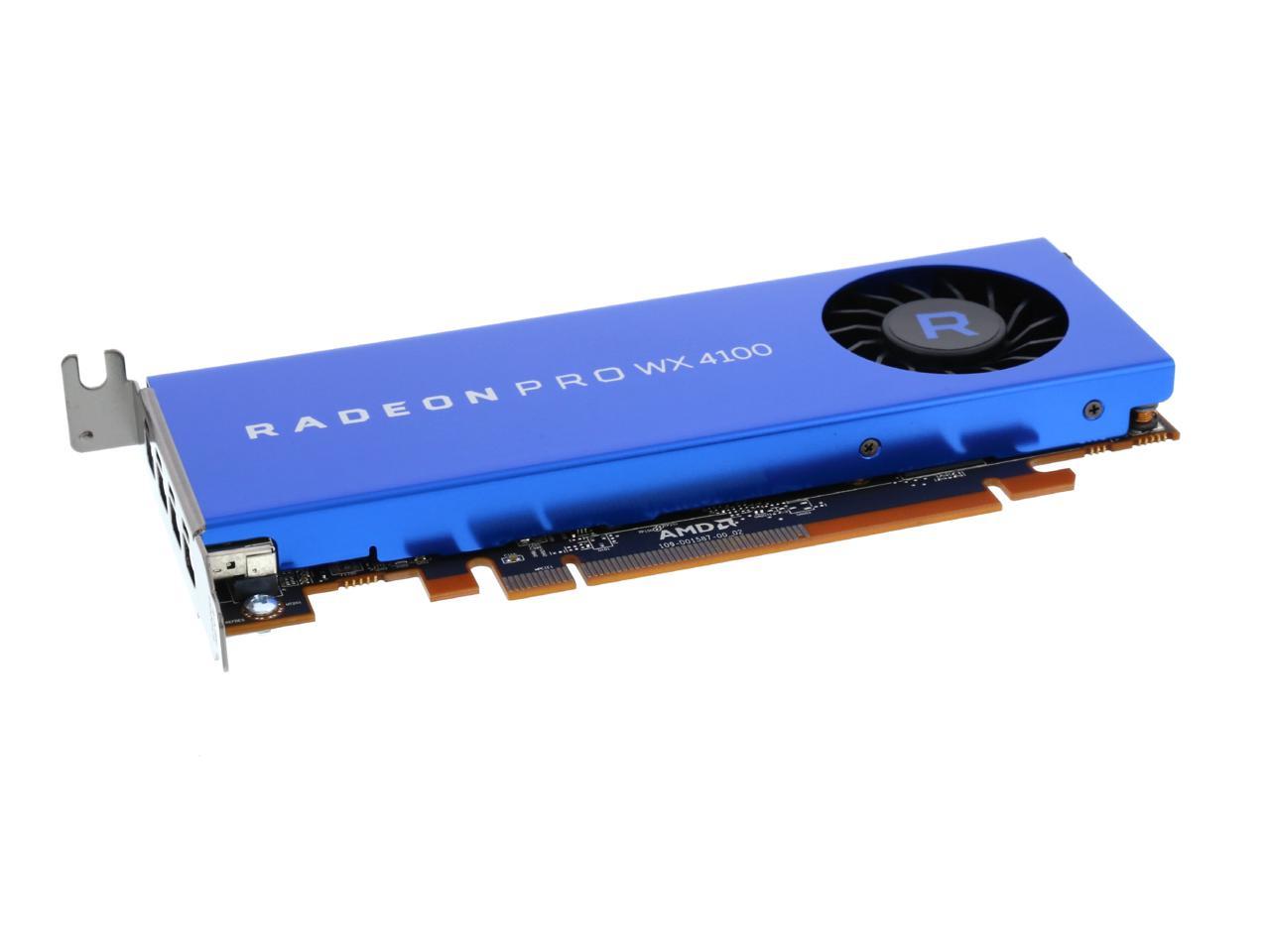 Radeon Pro WX 4100 100-506008 4GB 128-bit GDDR5 Low Profile Workstation ...