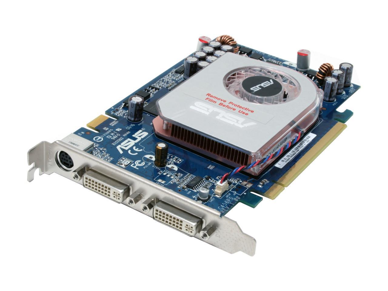 Asus En7600gs Top 2dht 256m Geforce 7600gs 256mb 128 Bit Gddr3 Pci Express X16 Sli Supported Video Card Newegg Com