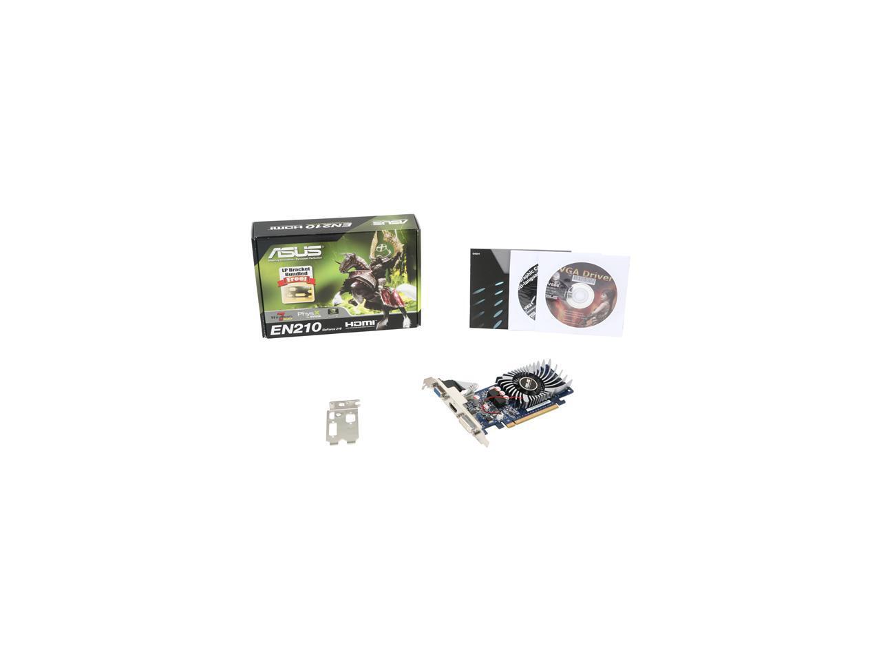 ASUS GeForce 210 DirectX 10.1 EN210/DI/512MD2(LP) Video Card Newegg.ca