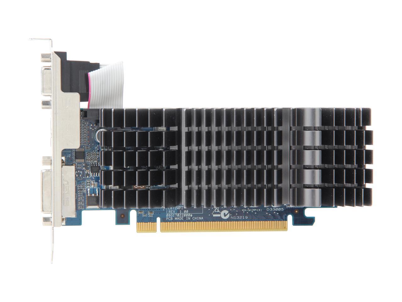 Refurbished ASUS GeForce 210 Video Card EN210 SILENT/DI/1GD3/C872MPI