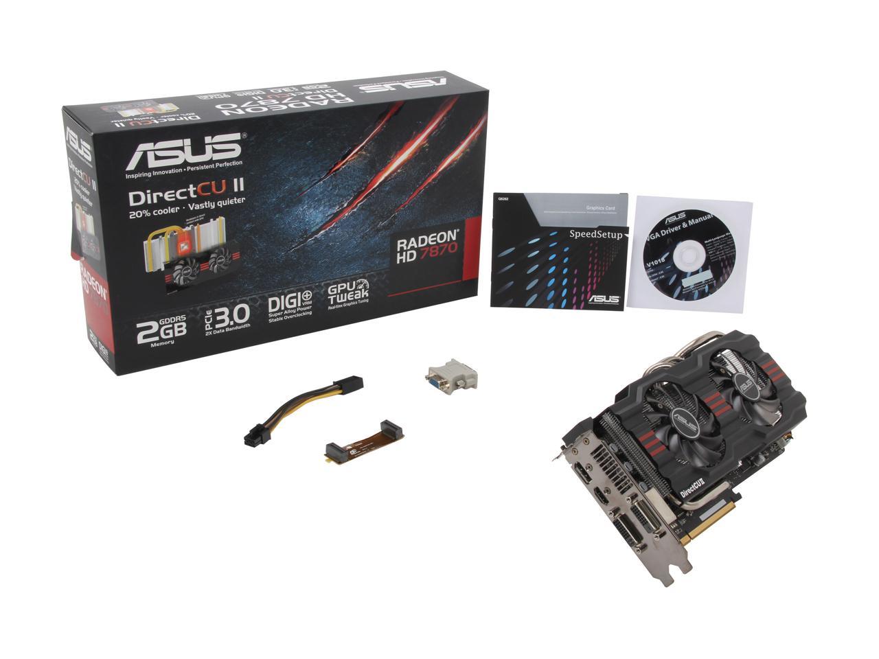 Asus radeon hd 7870 обзор