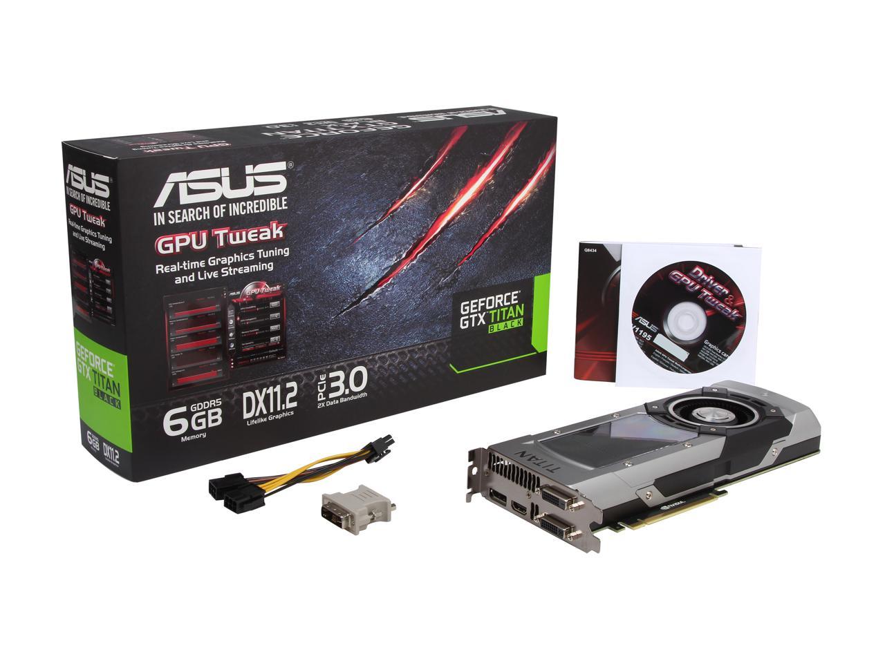ASUS GeForce GTX BLACK Video GTXTITANBLACK-6GD5 - Newegg.com