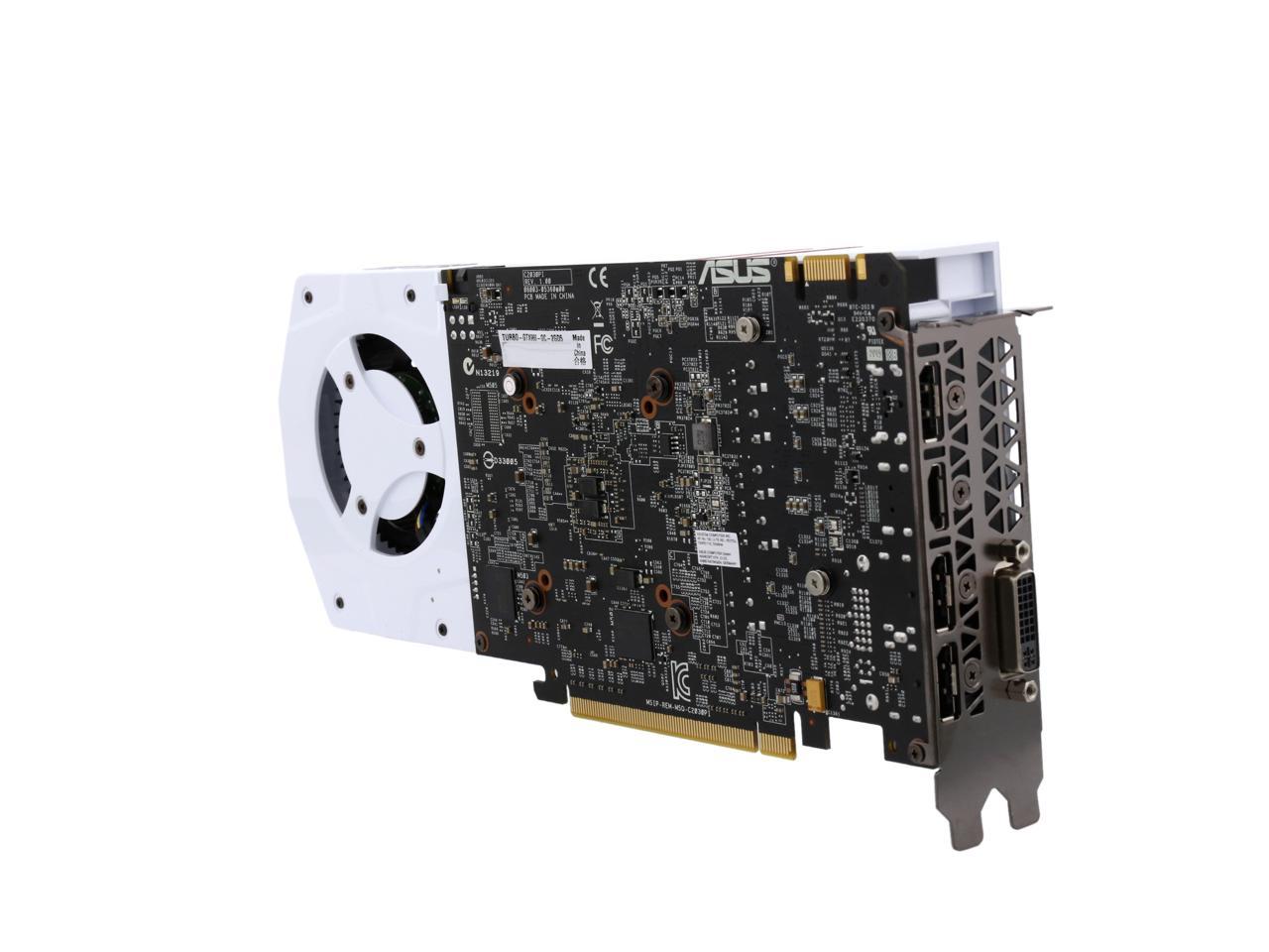 Asus Geforce Gtx 960 Turbo Gtx960 Oc 2gd5 Video Card Newegg Com