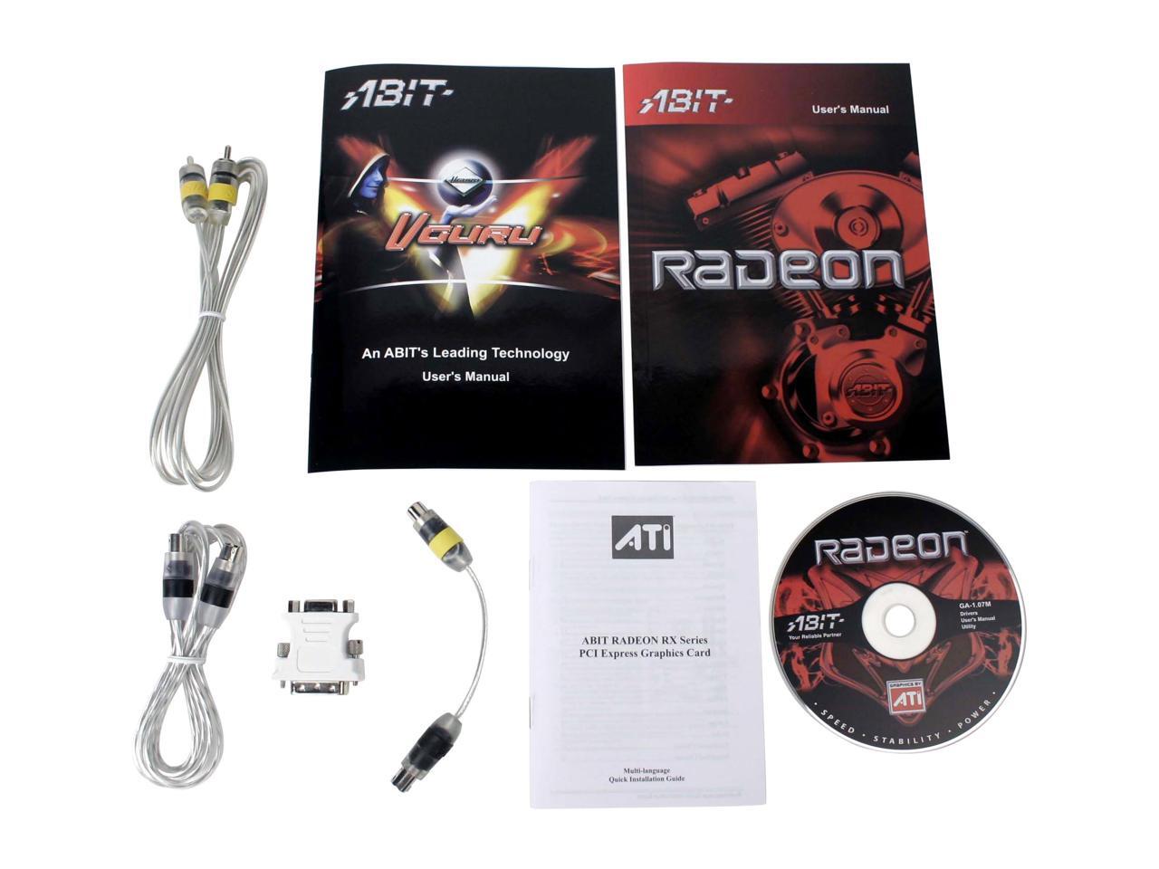 ABIT Radeon X600PRO Video Card RX600 PRO-Guru - Newegg.com