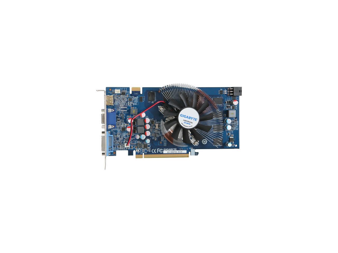 GIGABYTE GeForce 9600 GT Video Card GV-N96TZL-512I - Newegg.com