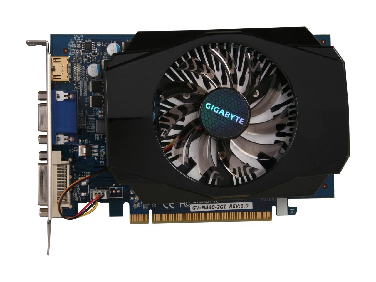 Open Box: GIGABYTE GeForce GT 440 (Fermi) Video Card GV-N440-2GI ...