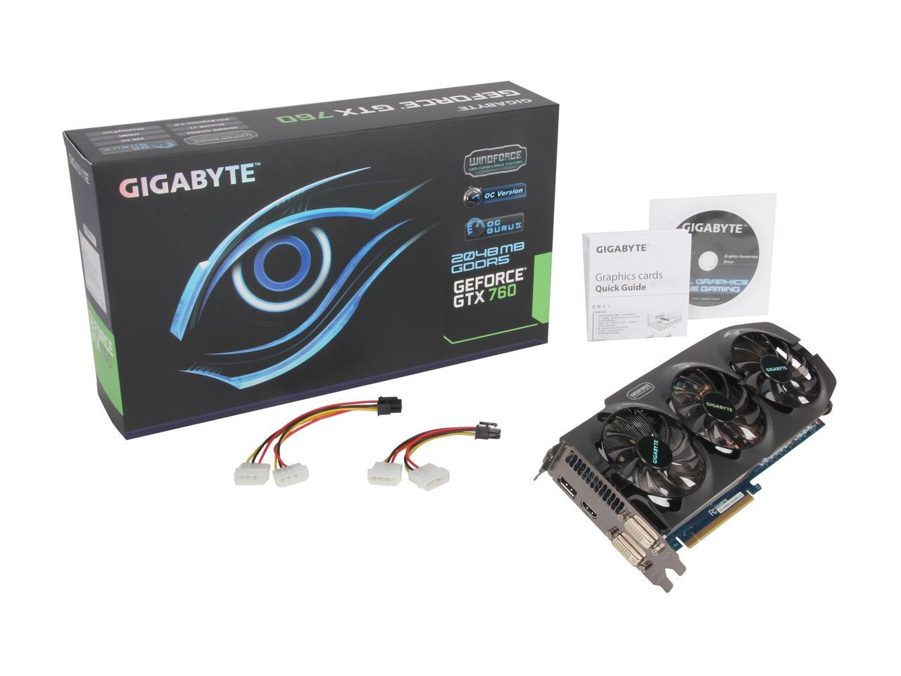 GIGABYTE GeForce GTX 760 Video Card GV-N760OC-2GD - Newegg.ca