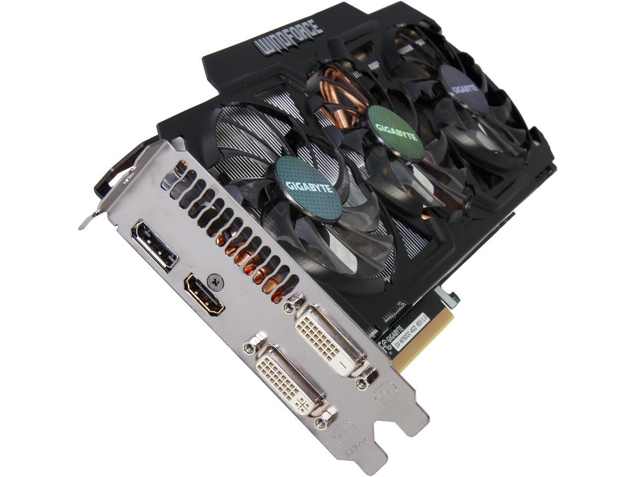 radium Related Critical GIGABYTE GeForce GTX 760 WindForce 3X 450W Video Card GV-N760OC-4GD -  Newegg.com