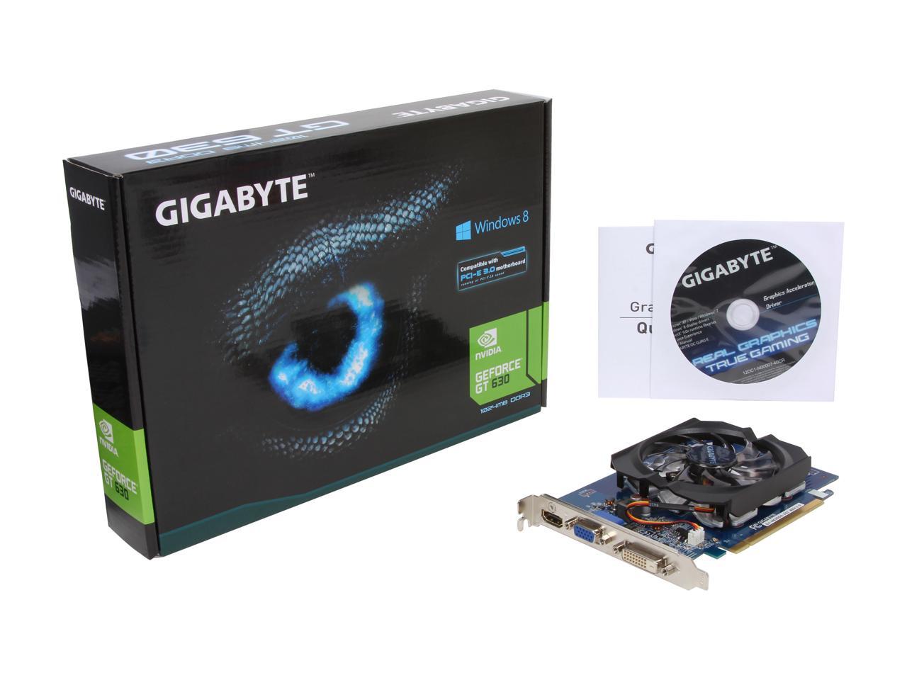 Сравнение видеокарт gigabyte geforce gt 630