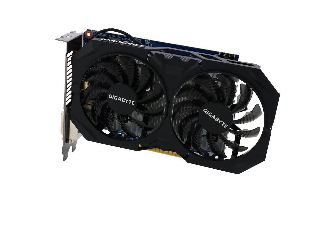 GIGABYTE GeForce GTX 750 Ti 4GB WINDFORCE 2X OC EDITION GV-N75TWF2OC ...