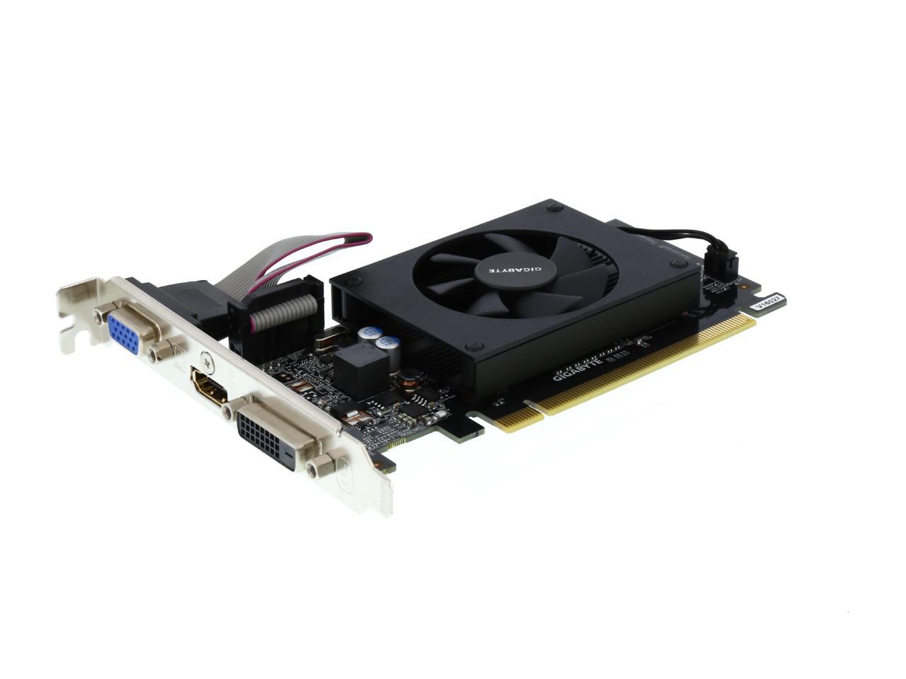 GIGABYTE GeForce GT 710 DirectX 12 GV-N710D3-2GL REV2.0 Video Card ...