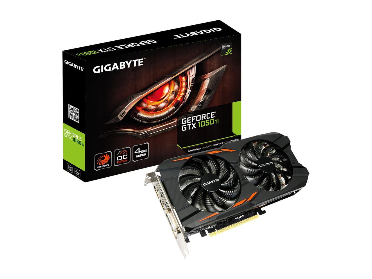 Видеокарта gigabyte geforce gtx 1050 ti обзор