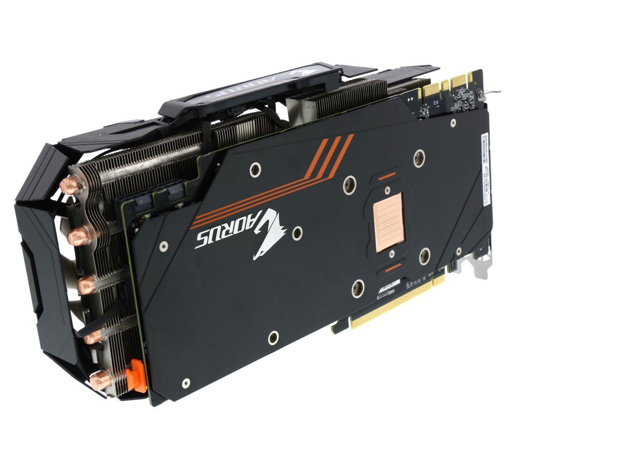 GIGABYTE AORUS GeForce GTX 1080 Ti 11GB GDDR5X PCI Express 3.0 x16 SLI  Support ATX Video Card GV-N108TAORUS-11GD