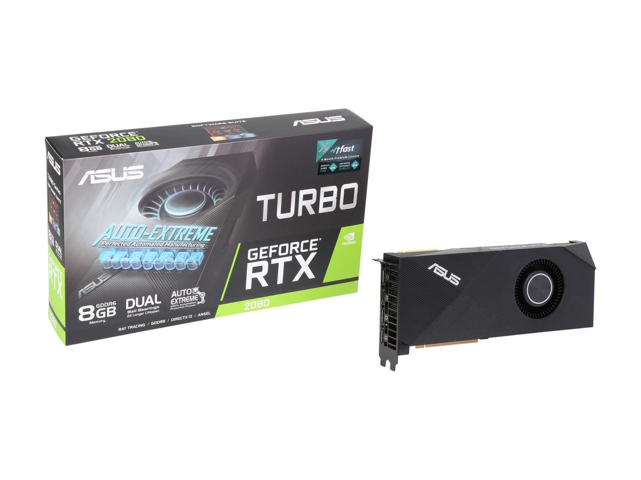 ASUS Turbo GeForce RTX 2080 Video Card TURBO-RTX2080-8G-EVO - Newegg.com