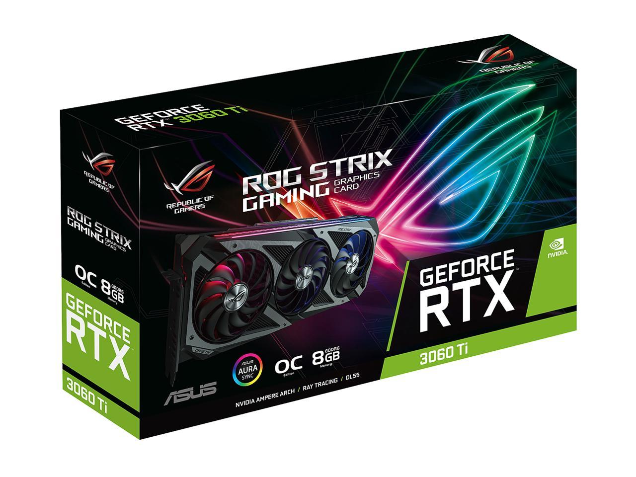 ASUS ROG STRIX GeForce RTX 3060 Ti Video Card - Newegg.com