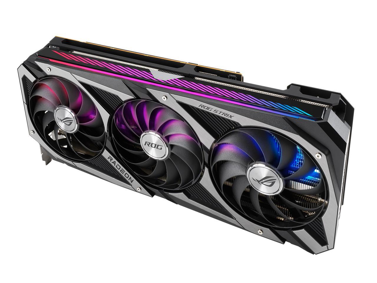 Asus Rog Strix Radeon Rx Video Card Rog Strix Rx O G Gaming Newegg Com