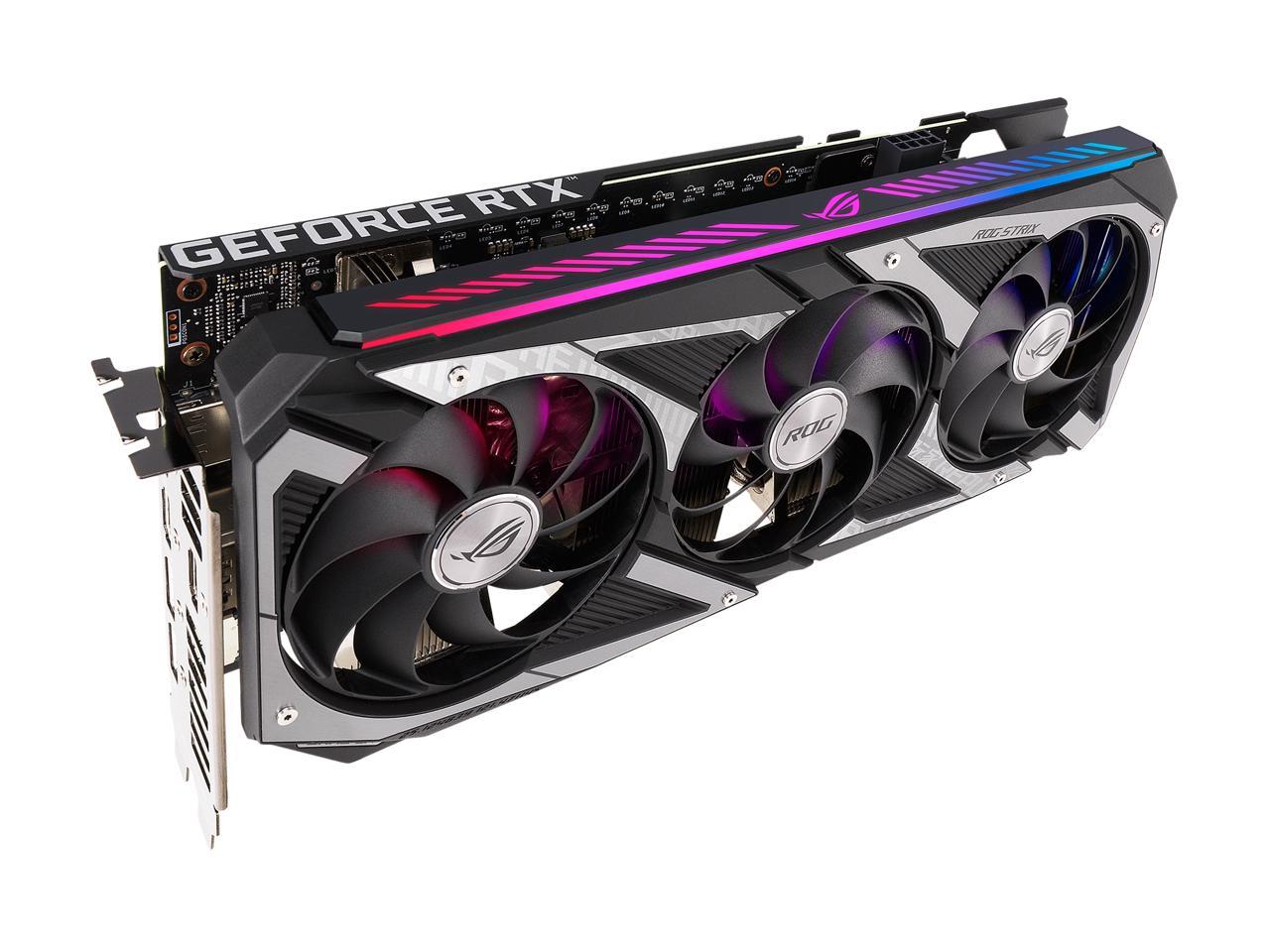 ASUS ROG Strix GeForce RTX 3060 Video Card, OC Edition ROG-STRIX