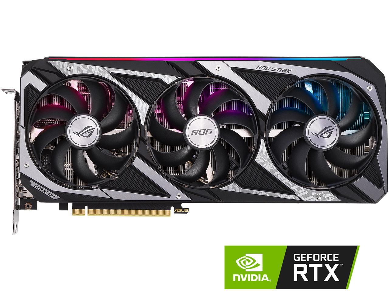 ASUS ROG Strix GeForce RTX 3050 Video Card ROG-STRIX-RTX3050-O8G