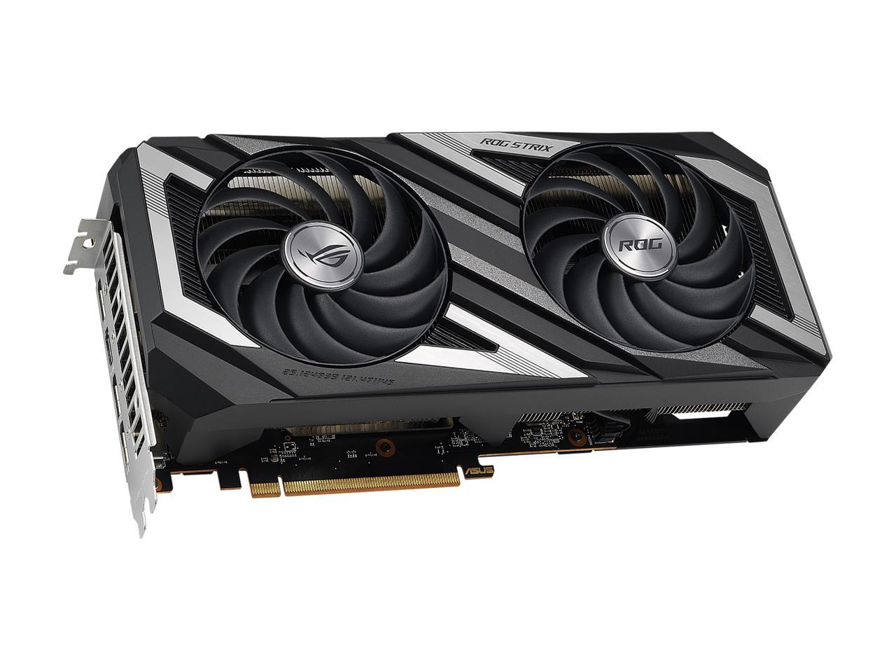 ASUS ROG Strix AMD Radeon RX 6650 XT OC Edition Gaming Graphics Card ...