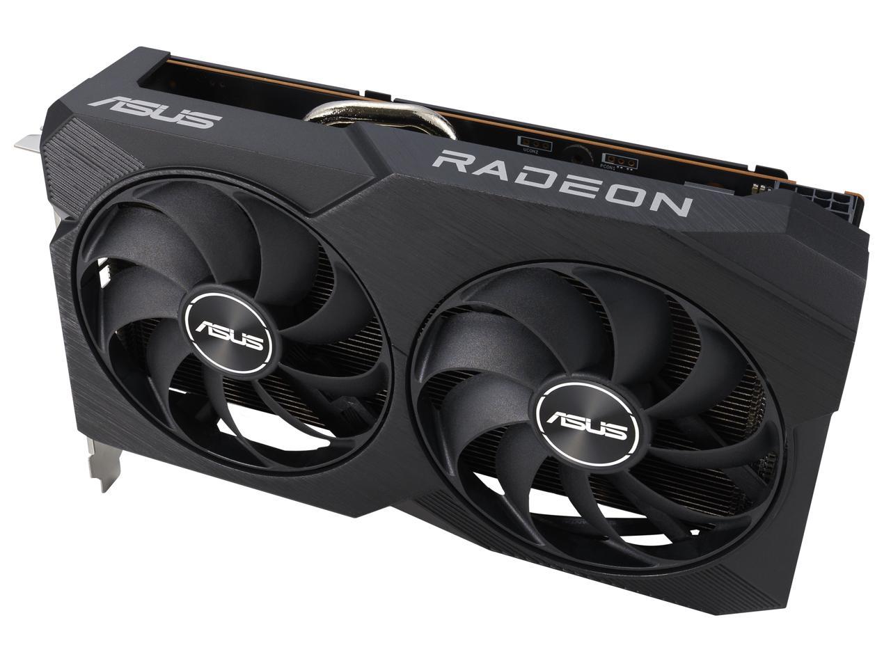 ASUS Dual Radeon RX 7600 V2 OC Edition 8GB GDDR6 Graphics Card (PCIe 4. ...