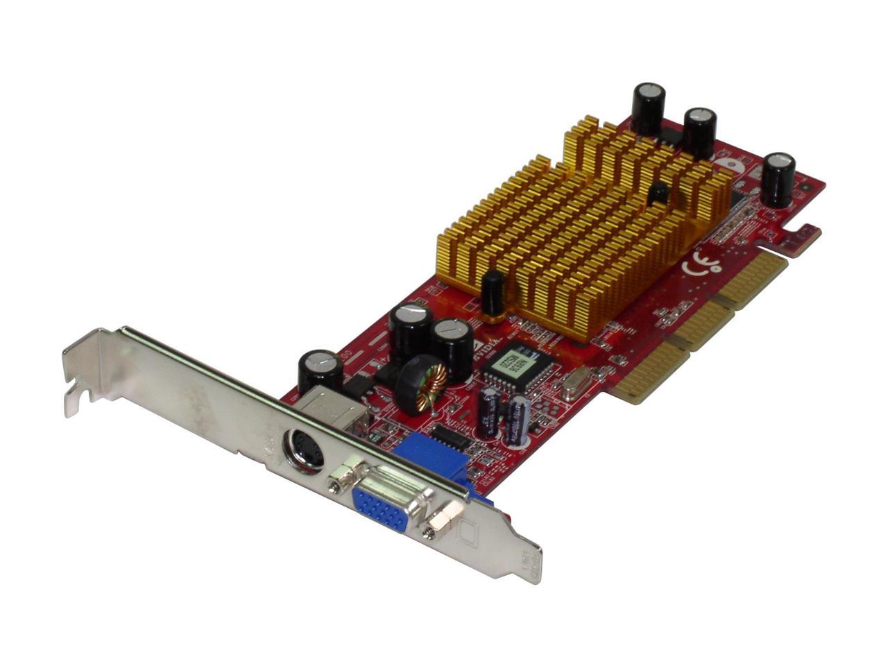 MSI MX4000-T64 GeForce MX4000 64MB 32-bit DDR AGP 2X/4X Video Card 