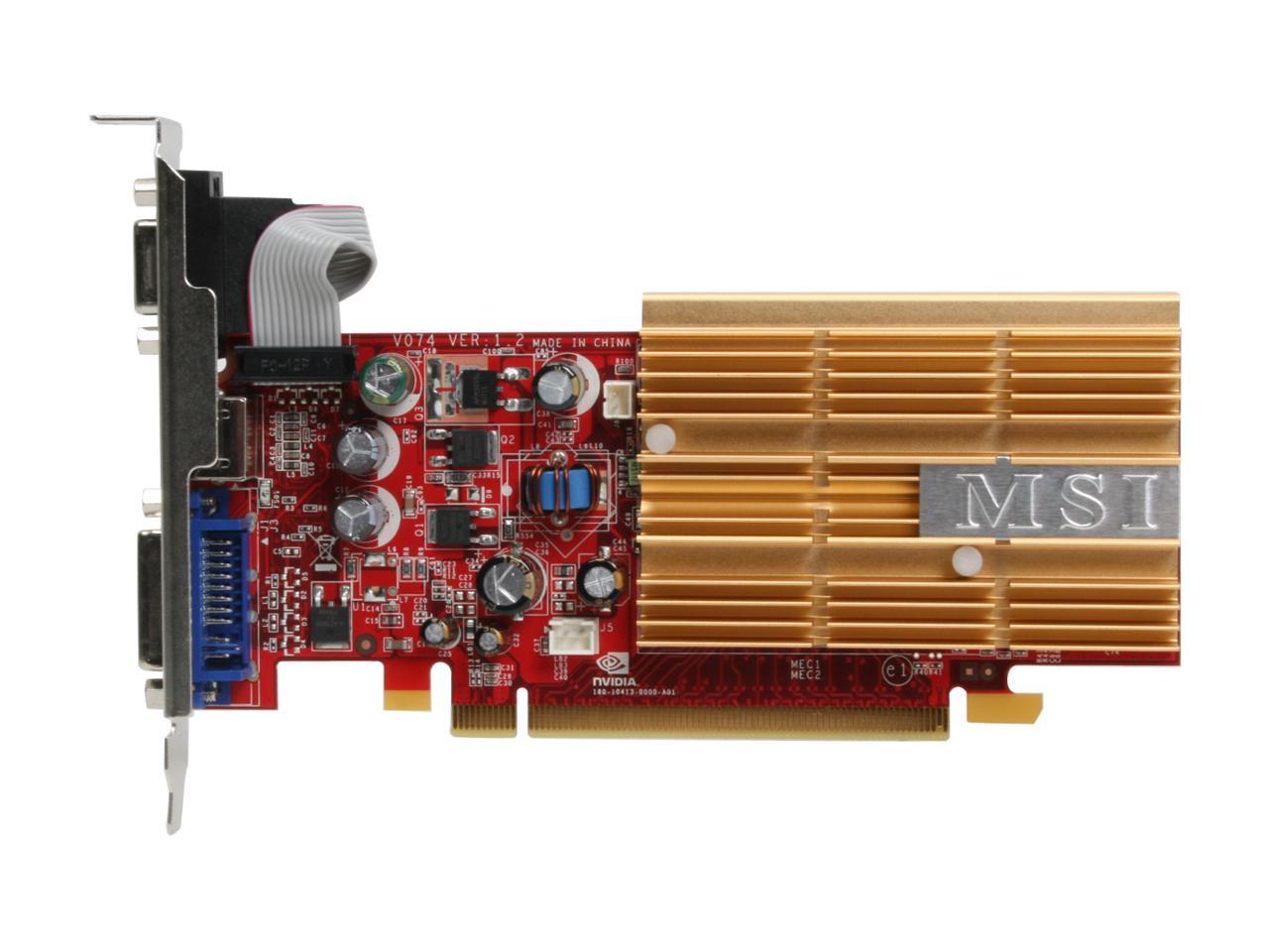 MSI GeForce 8400 GS Video Card NX8400GS-TD256EH - Newegg.com