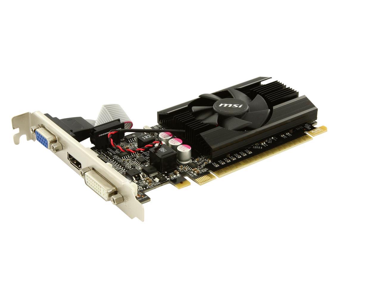 MSI GeForce GT 610 Video Card N610GT-MD2GD3/LP - Newegg.com