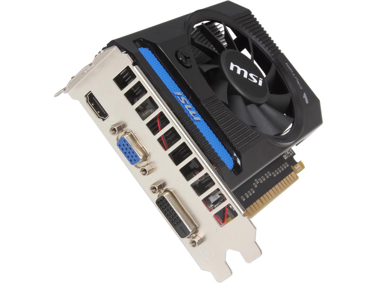 Msi Geforce Gtx 650 Ti Video Card N650ti 1gd5 V1 Newegg Com